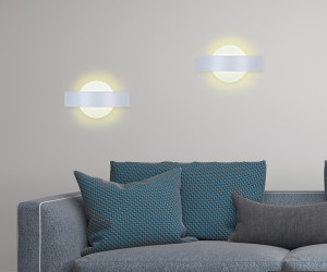 FW201 WH/S белый/песок LED 4200K 9W 220*120*50