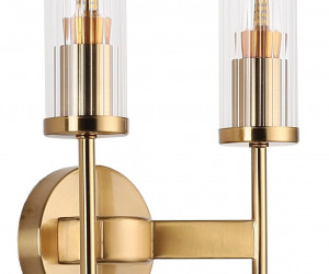 Бра латунь E14 39см Zortes CANDLE ZRS.16204.2