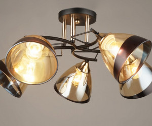 ВР-N4018/5 BK+FGD (4) светильник потолочный [01098589]