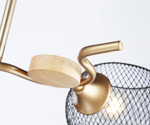 TR80162/2 BK/GD черный/золото E27/2 max 40W 550*360*220