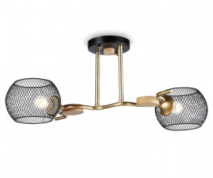 TR80162/2 BK/GD черный/золото E27/2 max 40W 550*360*220