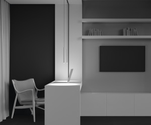 Трековый подвесной светильник Technical TR191-1-3W4K-M-BW