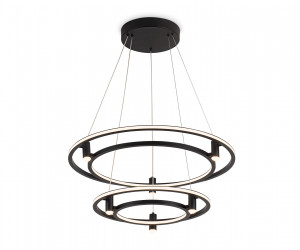 FL5544/2+6 BK черный 90W 3000K/4200K/6400K D600/400*1300 (без ПДУ)