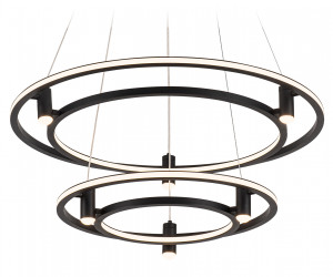 FL5544/2+6 BK черный 90W 3000K/4200K/6400K D600/400*1300 (без ПДУ)