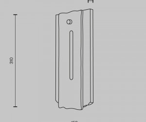 Настенный светильник (бра) Maytoni MOD523WL-L15BG3K