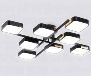 FL4890/8 BK/WD черный/дерево 144W 3000-6000K 960*960*160 (без ПДУ)