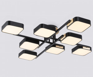 FL4890/8 BK/WD черный/дерево 144W 3000-6000K 960*960*160 (без ПДУ)