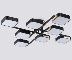 FL4890/8 BK/WD черный/дерево 144W 3000-6000K 960*960*160 (без ПДУ)