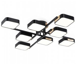 FL4890/8 BK/WD черный/дерево 144W 3000-6000K 960*960*160 (без ПДУ)