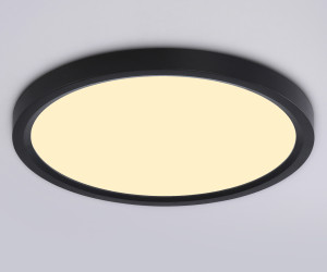 FZ1904 BK черный IP54 20W 3000K-6500K CCT-переключатель D300*25 (Без ПДУ)