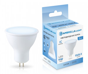 161106 LED MR16 11W IC GU5.3 6400K 175-265V