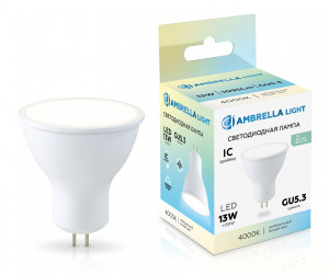 161304 LED MR16 13W IC GU5.3 4000K 175-265V