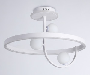 FL66261/1+3 WH белый 56W 3000K-6400K+G9/3 D500*358 (ПДУ ИК)