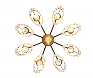 Потолочная люстра SL7884-8 BK+FGD 000080211