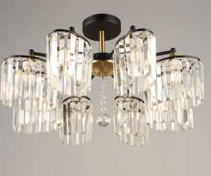 Потолочная люстра SL7884-8 BK+FGD 000080211