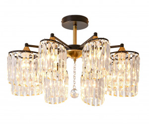 Потолочная люстра SL7884-8 BK+FGD 000080211