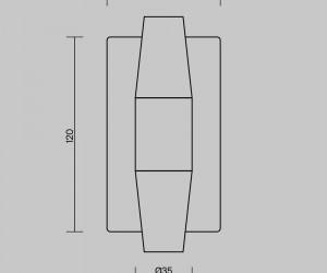 Настенный светильник (бра) Maytoni MOD401WL-L6BS3K
