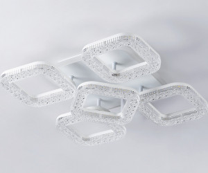 FA3914/4+1 WH белый 80W 3000K/4200K/6400K 380*380*110 (ПДУ РАДИО 2.4G)