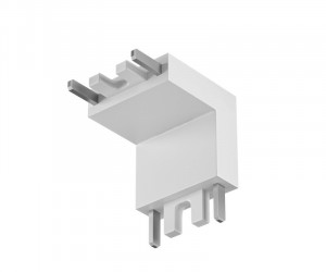 TR5212-WH Угловой соединитель 90° стена-потолок, для трека Air, серия Base, белый, пластик