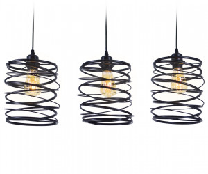 TR8403/3 BK черный E27/3 max 60W 720*180*1000