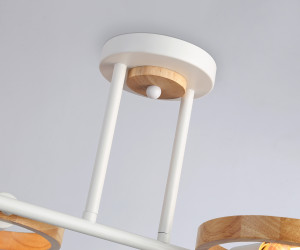 TR8247/4 WH/LWD белый/светлое дерево E27/4 max 40W 840*360*220