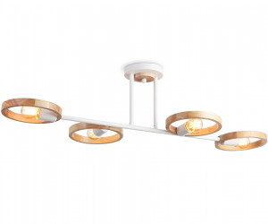 TR8247/4 WH/LWD белый/светлое дерево E27/4 max 40W 840*360*220