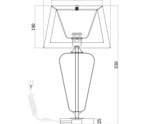 Настольный светильник Maytoni Z005TL-01CH
