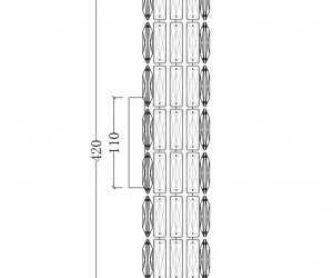Настенный светильник (бра) Maytoni DIA008WL-02CH