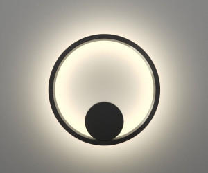 DK5060-BK Бра ORBIT, IP20, 3000К, LED, 10 Вт, черный матовый, алюминий