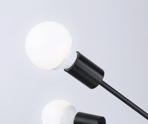 TR80402/6 BK черный E27/6 max 60W D780*150