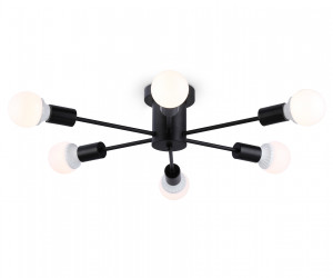 TR80402/6 BK черный E27/6 max 60W D780*150