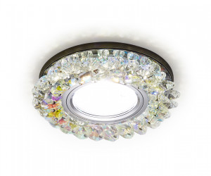 S701 PR/CH/WH хром/перламутровый MR16+3W(LED WHITE)