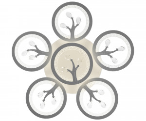 Потолочный светильник Freya FR10017CL-L92W