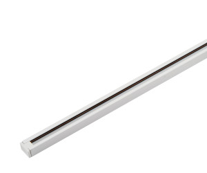 TR1001-WH/1 Шинопровод однофазный, 1 м (трек 922 мм + подвод питания 74 мм + заглушка 4 мм), белый, заглушка и подвод питания в комплекте