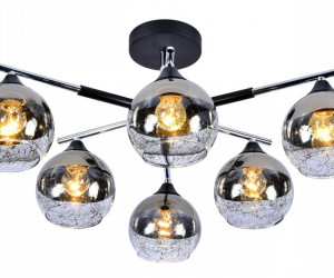 МС-DA5129/6 BK+CR (4) светильник потолочный [01097040]