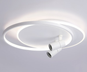 FL51391/1+2 WH белый 3000K-6400K 65W 560*480*120 (ПДУ РАДИО 2.4G)