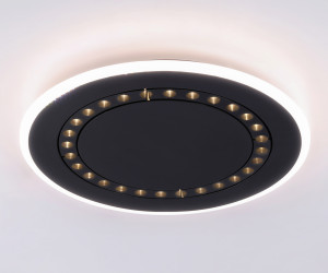 FL51407 BK черный 3000K/4200K/6400K 56W D485*40 (ПДУ ИК)