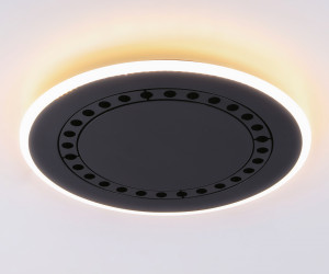 FL51407 BK черный 3000K/4200K/6400K 56W D485*40 (ПДУ ИК)