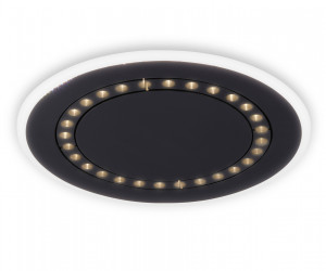 FL51407 BK черный 3000K/4200K/6400K 56W D485*40 (ПДУ ИК)