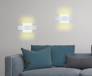 FW202 WH/S белый/песок LED 4200K 9W 220*120*50