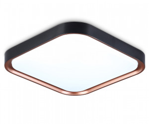 FZ1271 BK/PGD черный/розовое золото 27W 5000K 350*350*60 (Без ПДУ)