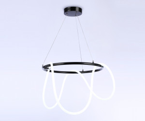 FL10501 DCH черный хром 3000K/4200K/6400K 74W D600*1200 (ПДУ РАДИО 2.4G)