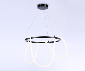 FL10501 DCH черный хром 3000K/4200K/6400K 74W D600*1200 (ПДУ РАДИО 2.4G)