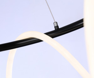 FL10501 DCH черный хром 3000K/4200K/6400K 74W D600*1200 (ПДУ РАДИО 2.4G)