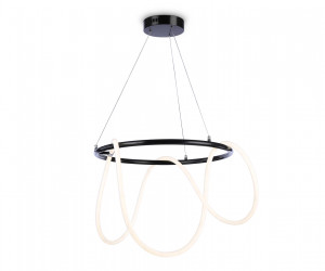 FL10501 DCH черный хром 3000K/4200K/6400K 74W D600*1200 (ПДУ РАДИО 2.4G)