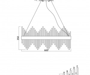 Подвесной светильник Freya FR10008PL-L46G