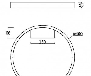 Потолочный светильник Maytoni MOD058CL-L25BS3K