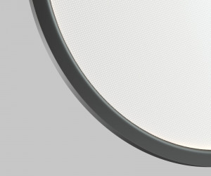 Подвесной светильник вертикальный VEIL, 35 Вт, ?600?2100 мм, LED 2700-6000K, IP20, пульт Д/У (в комплекте), черный, алюминий, акрил