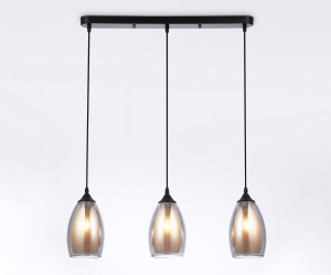 TR3537/3 BK/SM/FR черный/дымчатый/белый матовый E27/3 max 40W 640*120*820