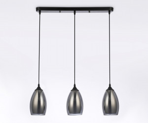 TR3537/3 BK/SM/FR черный/дымчатый/белый матовый E27/3 max 40W 640*120*820